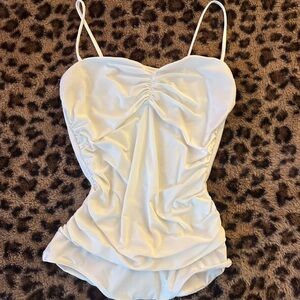 Stylish White Kids One Piece Swimsuit